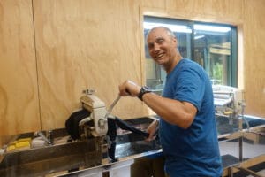 phil-cleaning-shirt-at-milford-lodgejpg